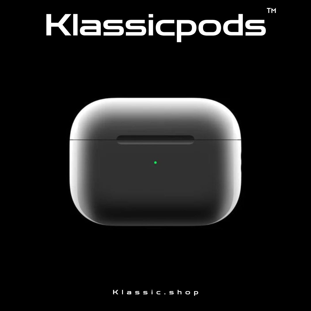 klassicpods Pro 2 with 100% ANC working + Spatial Audio + GPS Tracking (Find My Device) High Bass 11mm Sound Drivers